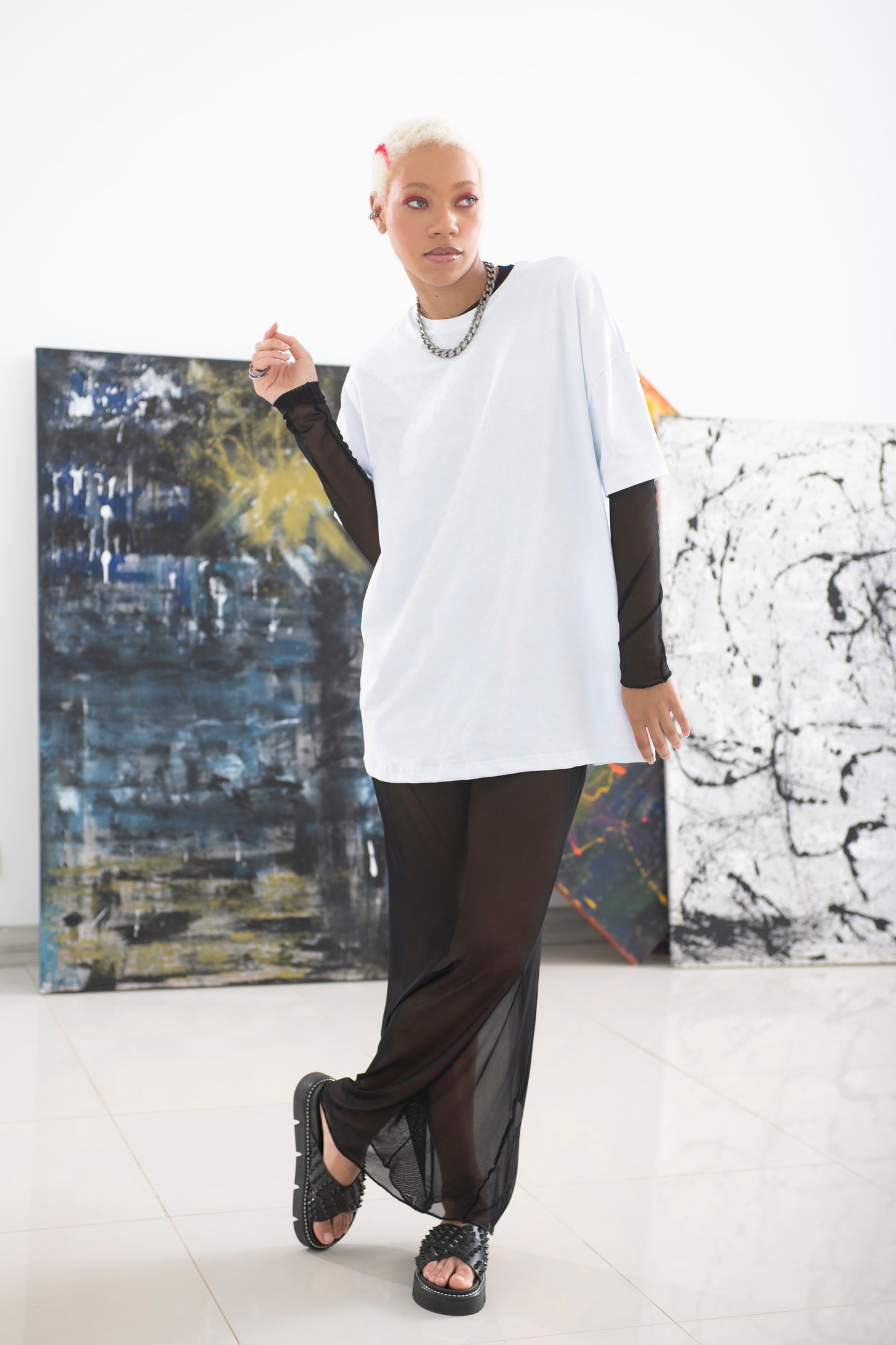 OVERSIZE FLOWER T-SHIRT